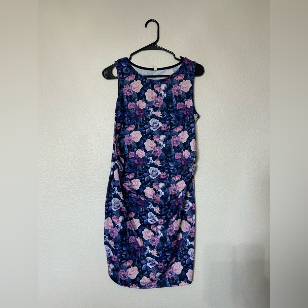Pink Blush Floral Maternity Dress